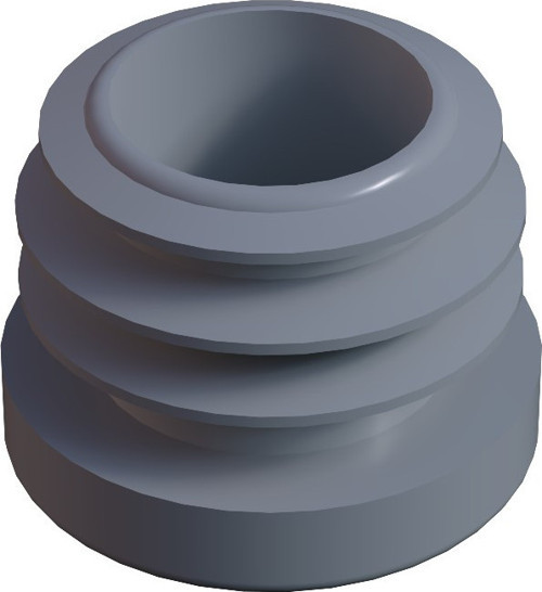 25 Mm Kademeli İç Profil Pabucu Ral 7035 (2 Adet)