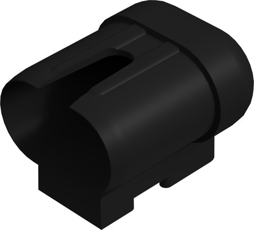 32x50 Mm Elips Ayarlı Yan Izgara Pabuç Siyah (1 Adet)