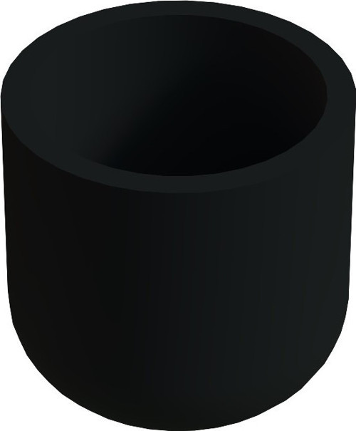 Sessiz Tip Sandalye Pabucu Masa Sandalye Zemin Koruyucu 16 Mm Siyah (20 adet)