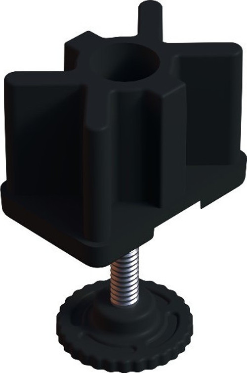 40x60 Mm Gizli Ayarlı Profil Pabucu Siyah (2 Adet)