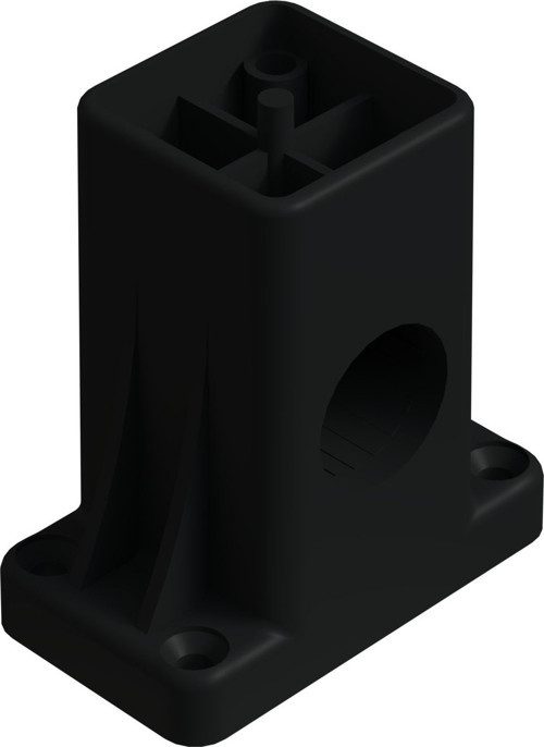 25 Lik Masa Bağlantı Aparatı 85 Mm Polyemid Siyah (1 Adet)