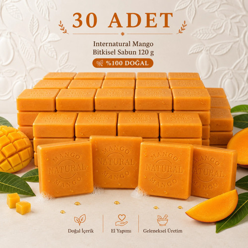 Internatural Mango Bitkisel Sabun 120 g - 30 Adet