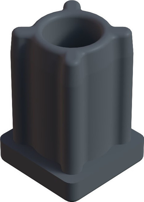 20x20 Mm Plastik Rotil Gövdesi M8 Gri (2 Adet)