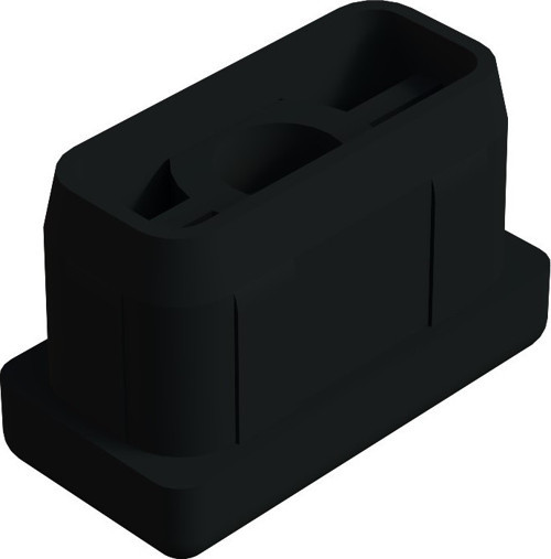 20x40 Mm Plastik Rotil Gövdesi Siyah (1 Adet)