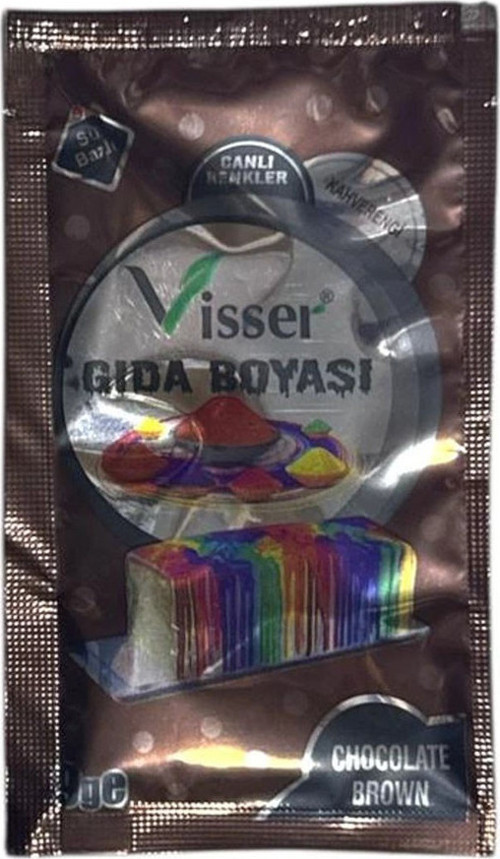 Visser Toz Gıda Boyası 9 Gr Kahverengi Msy-0126