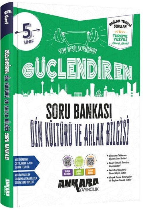 5. Sınıf Güçlendiren Din Kültürü ve Ahlak Bilgisi Soru Bankası Ankara Yayıncılık