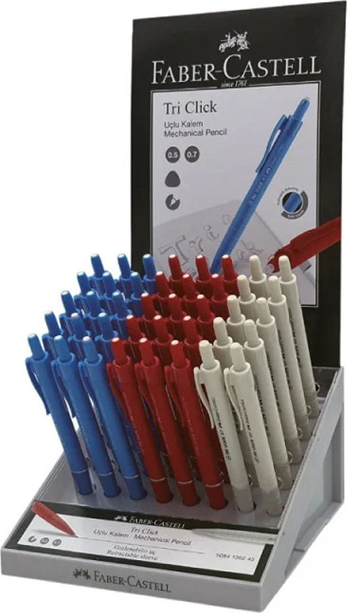 Faber-Castell Versatil Kalem Tri Click Soft T Retro 0.7 0.5 100X 5084136245000