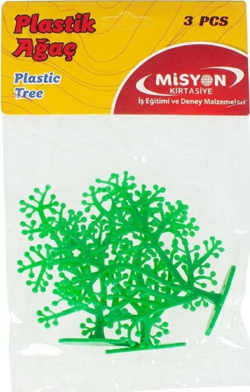 Plastik Ağaç 3 Lü Ağaç-001