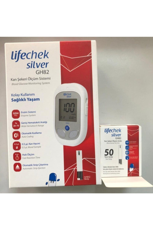 Silver Gh82 Şeker Ölçüm Cihazı Ve 50 Strip