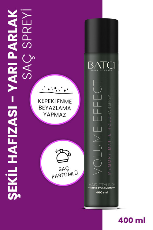Memory Matte Hold Esnek Tutuşlu Saç Spreyi 400 Ml | Doğal Görünüm, Ağırlaştırmaz, Uzun Süre Kalıcı