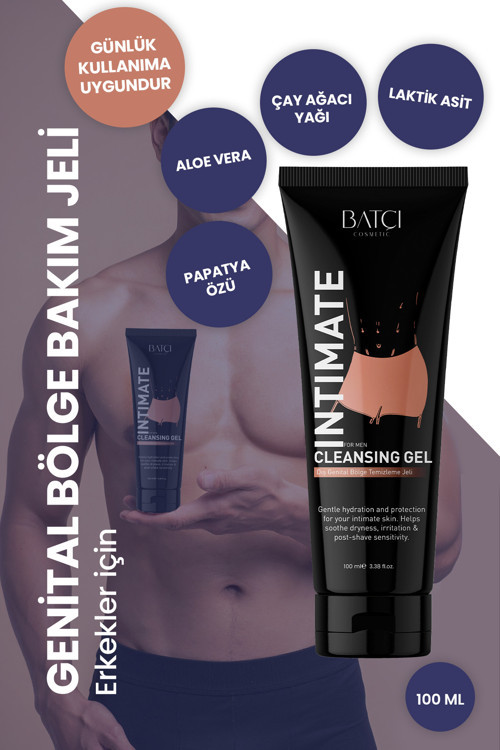 Erkekler Için Genital Bölge Arındırıcı, Beyazlatıcı Ve Onarıcıtemizleme Jeli 100 Ml