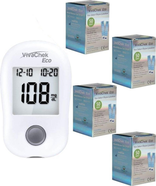 Eco Ölçüm Cihazı + 200 Adet Strip/Çubuk
