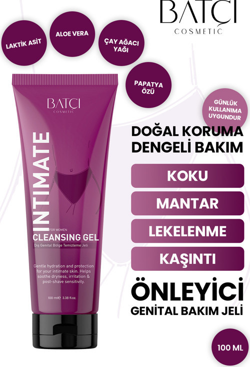 Kadın Genital Bölgeye Özel Koku Gidermeye Yardımcı Ve Renk Açıcı Intim Temizleme Jeli 100 Ml