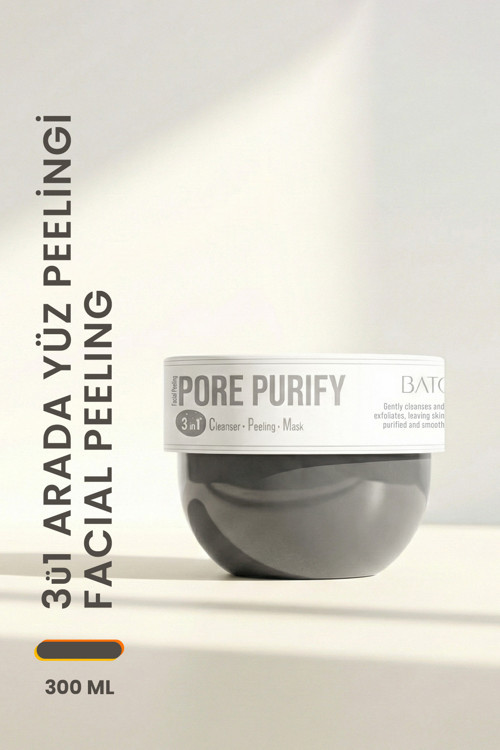 3’Ü 1 Arada Yüz Peelingi – Gözenek Temizleyici, Siyah Nokta Karşıtı Ve Aydınlatıcı Peeling