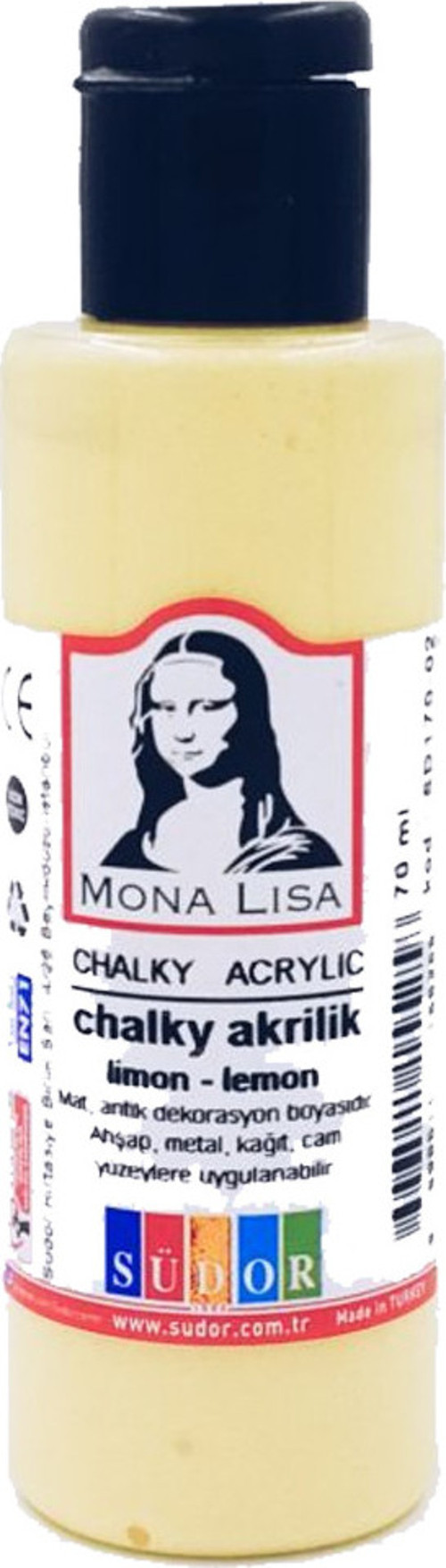 Akrilik Boya Chalky 70 ML Limon SD170-02