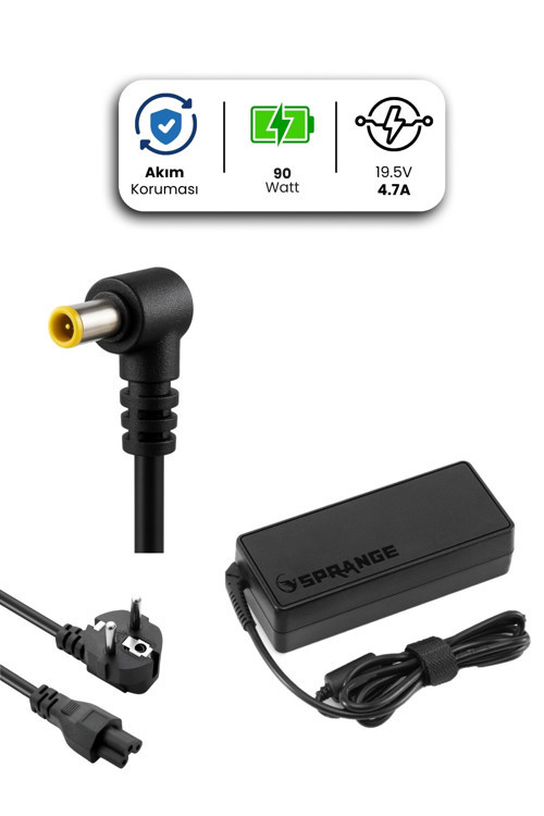 Sr-L4 20V 4.5A 7.9 * 5.5Mm 90W Lenovo İçin Laptop Adaptör Orijinal 2 Yıl Garanti