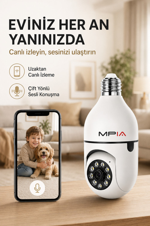 Duy Kamerası 4Mp Güvenlik Kamera Gece Görüşü Akıllı Uygulamalı