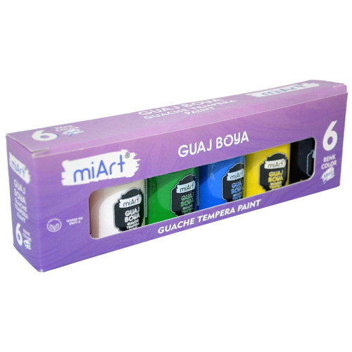 Guaj Boya Tempera 6 Lı Set 30 Ml