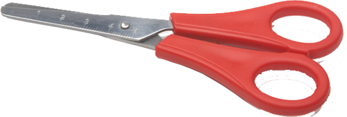 Öğrenci Makası Cetvelli 12 CM 705