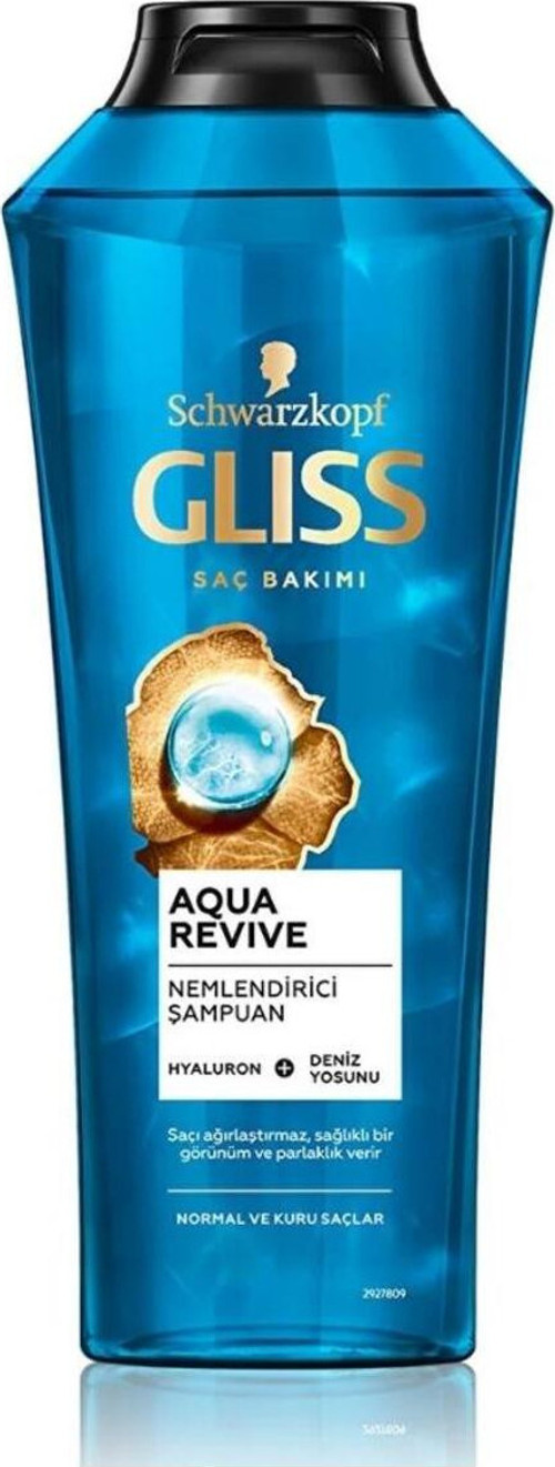 Gliss Aqua Revive Hyaluron Ve Deniz Yosunu Içeren Nemlendirici Şampuan 500Ml