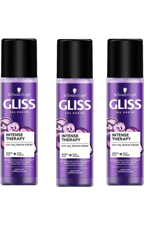 200Ml Intense Therapy Sıvı Saç Kremi X 3 Adet