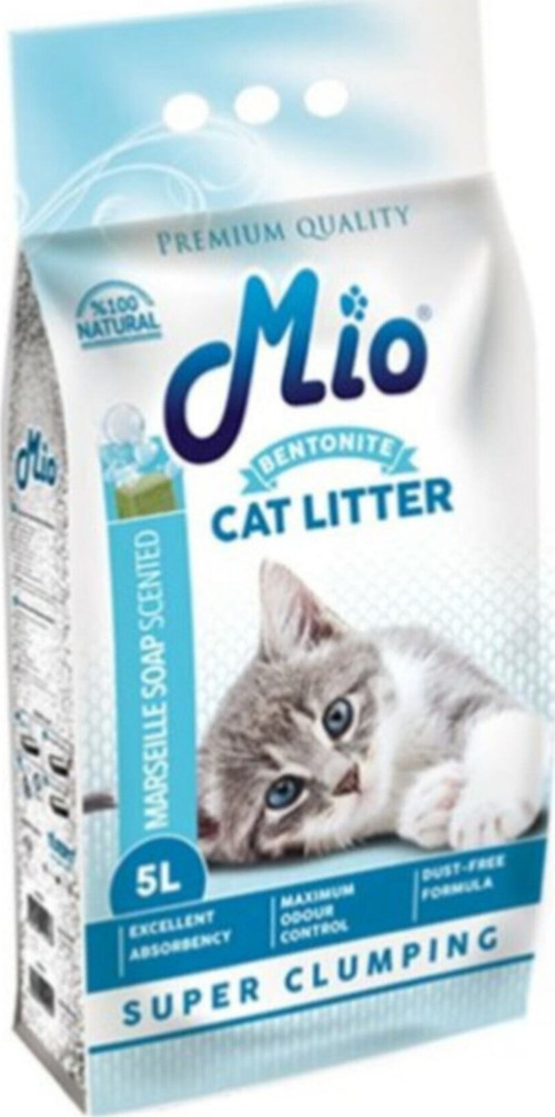 Marsilya Sabunu Kokulu Bentonit Kedi Kumu 5 Lt