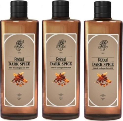 Dark Spice For Men Erkek Kolonya 250Ml 3'Lü Set