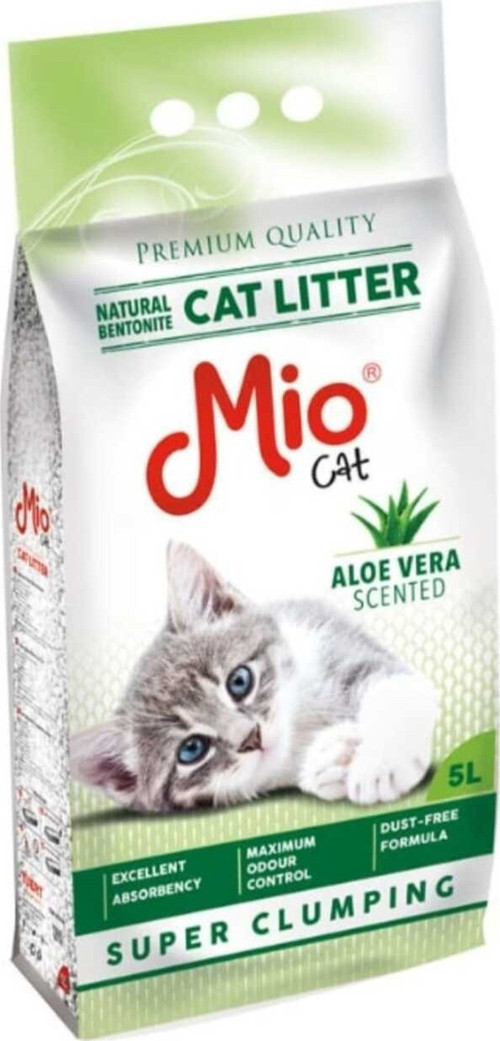 Aloe Vera İnce Bentonit Kedi Kumu 10 Lt