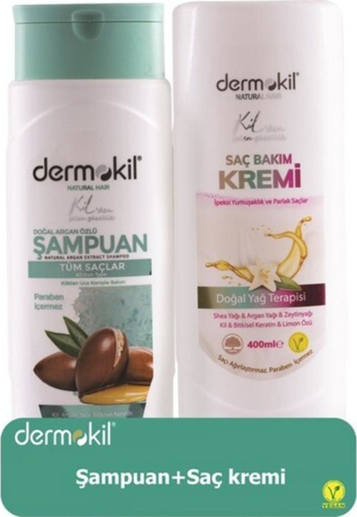 Argan Şampuan 400 Ml + Saç Kremi 400 Ml 2'Li Set