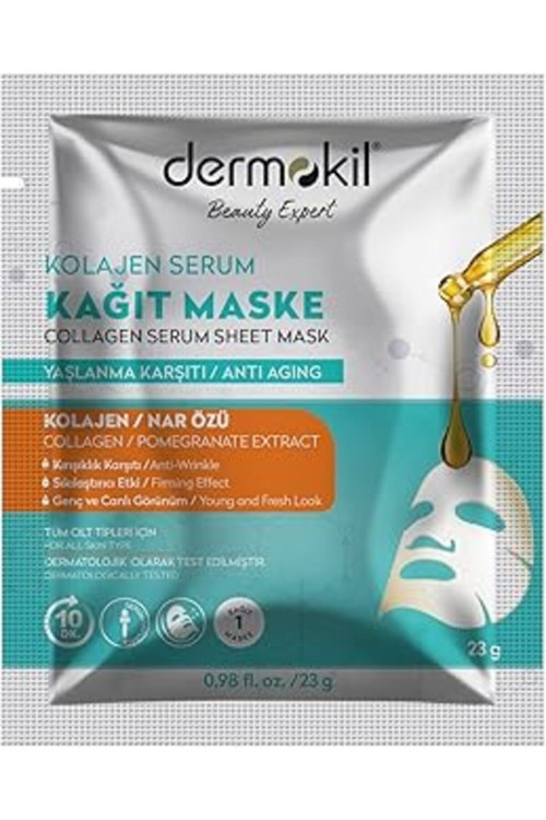 Dermokil Kolaje Serum Kağıt Maske 23 Gr
