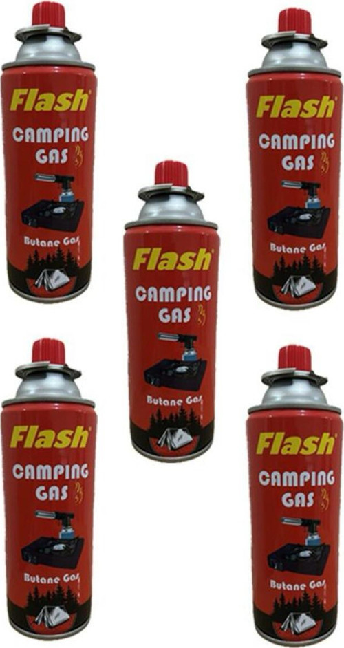 Bütan Propan Kamp Gaz Kartuşu 220Gr 400Ml 5Adet