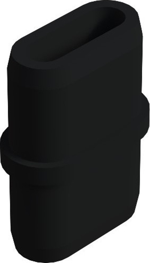 20x40 Mm Elips Boru Profil Ranza Ara Bağlantı Aparatı Siyah (20 adet)