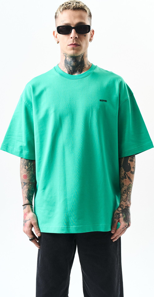 Erkek Respire Yazı Detaylı Oversize T-Shirt Vişne