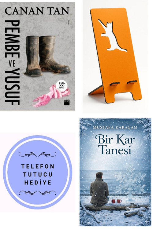 Pembe ve Yusuf - Canan Tan + Telefon Tutucu + Bir Kar Tanesi
