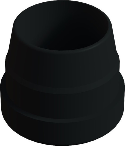 21 Mm Düz İç Profil Tapası 1.2 Mm Siyah (1 Adet)
