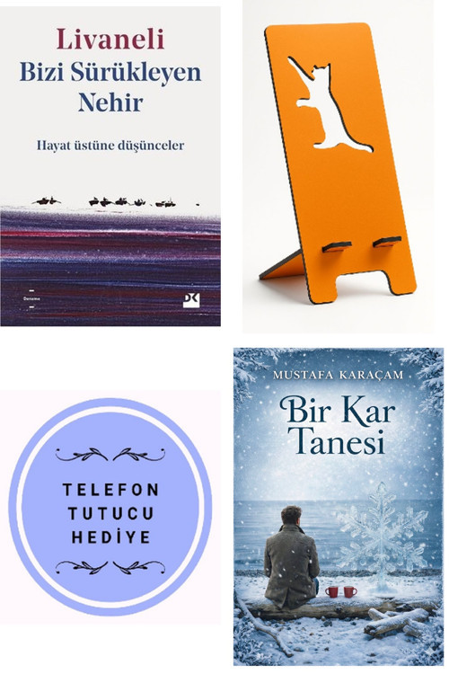 Bizi Sürükleyen Nehir - Hayat Üstüne Düşünceler - Zülfü Livaneli + Telefon Tutucu + Bir Kar Tanesi