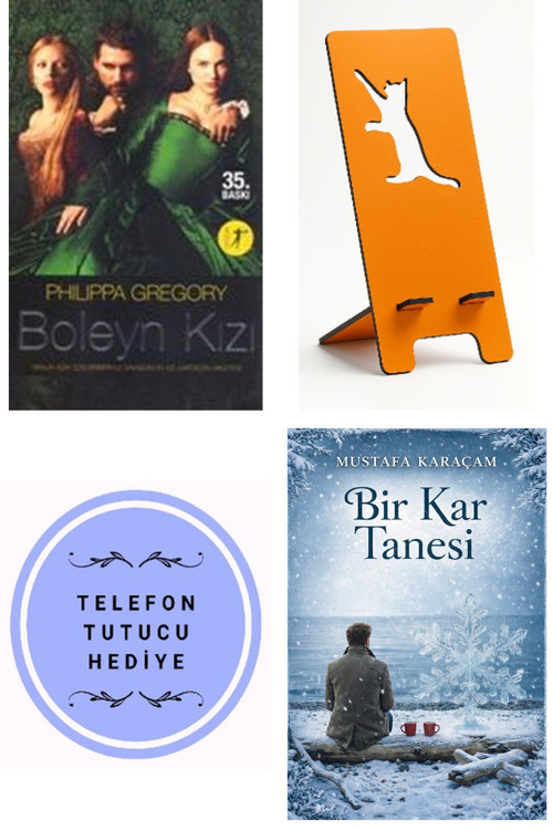 Boleyn Kızı - Philippa Gregory + Telefon Tutucu + Bir Kar Tanesi