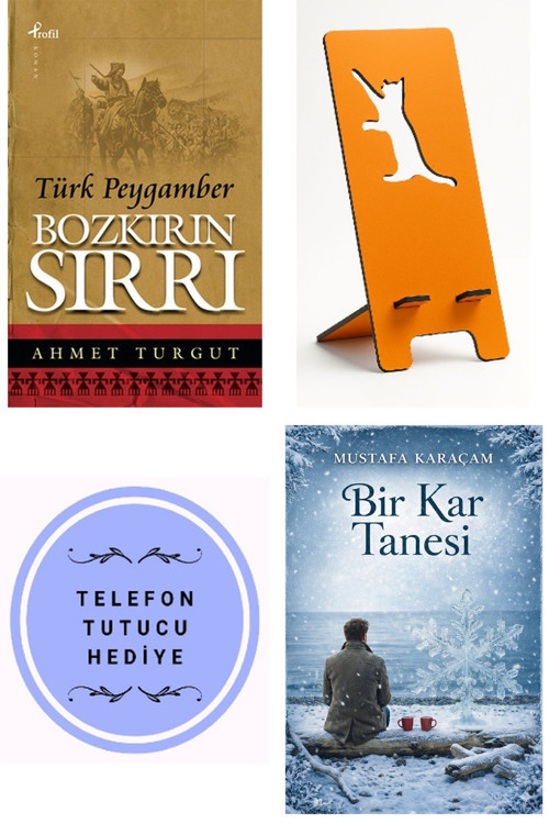 Bozkırın Sırrı Türk Peygamber - Ahmet Turgut + Telefon Tutucu + Bir Kar Tanesi