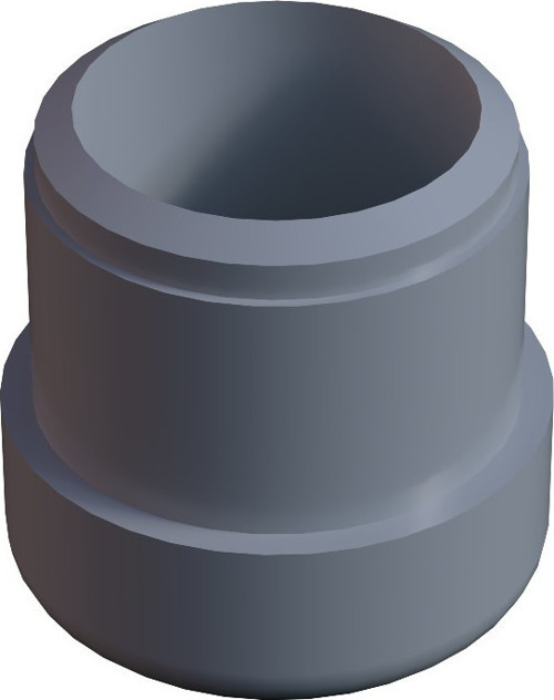 25 Mm Düz İç Profil Tapası Ral7035 (1 Adet)