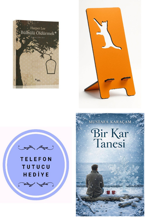 Bülbülü Öldürmek - Harper Lee + Telefon Tutucu + Bir Kar Tanesi