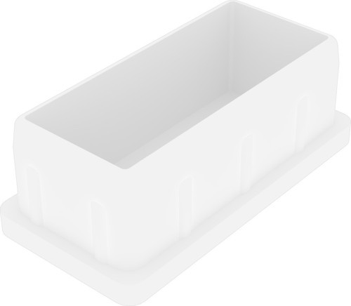 30x60 Mm Düz İç Profil Tapası Beyaz (1 Adet)