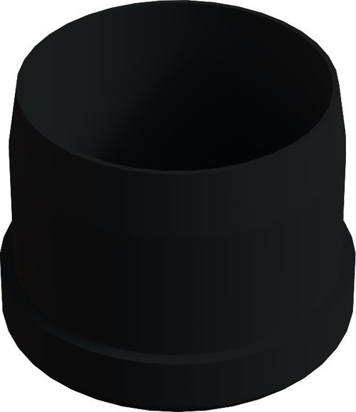 38 Mm Düz İç Profil Tapası 1.2 Mm Siyah (2 Adet)