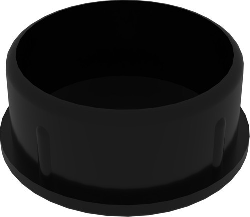 42 Mm Bombeli İç Profil Tapası Siyah (1 Adet)