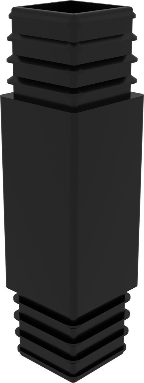 40x40 Mm Kademeli Profil Ara Bağl Aparatı Siyah (10 adet)