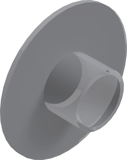 59x19,5x1,5 Mm Burçlu Pul Pvc Şeffaf (1 Adet)