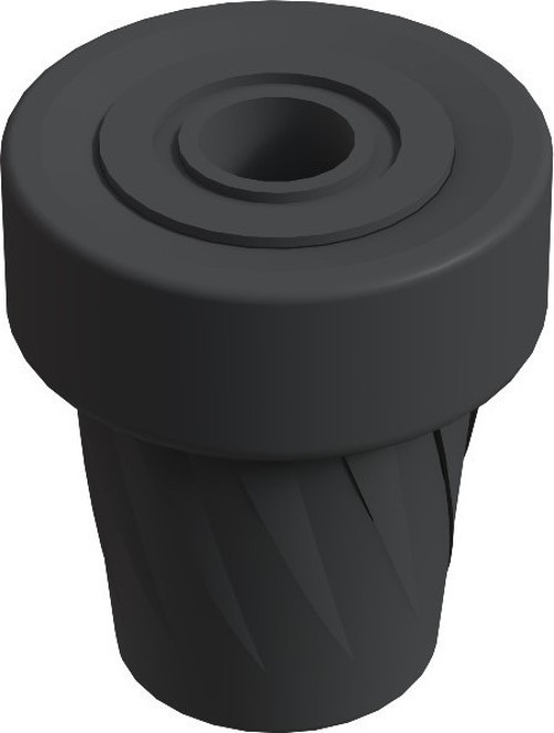Baston Lastiği Kanedyen Koltuk Değneği Asa Lastiği 22 Mm Antrasit Gri (20 adet)