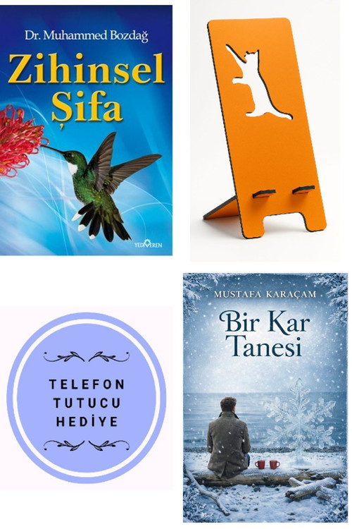Zihinsel Şifa - Muhammed Bozdağ + Telefon Tutucu + Bir Kar Tanesi