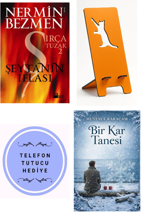 Şeytanın İflası - Sırça Tuzak 2 - Nermin Bezmen + Telefon Tutucu + Bir Kar Tanesi
