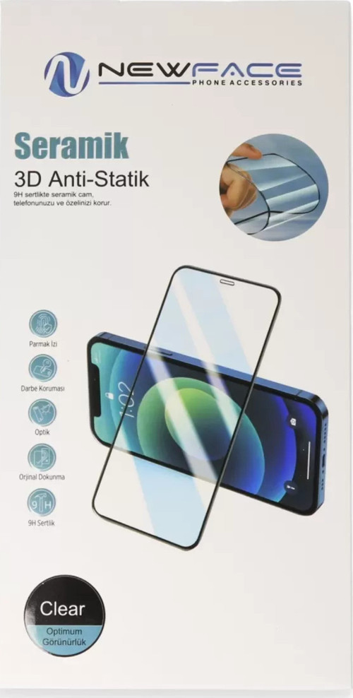 Newface Samsung Galaxy S26 Ultra 3D Antistatik Seramik Nano Ekran Koruyucu - Siyah
