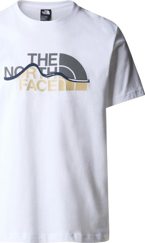 M S/S Mountain Line Tee Erkek T-Shirt